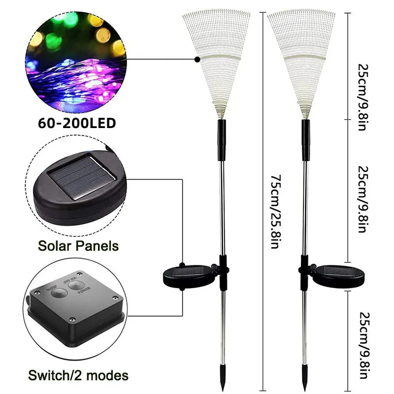 Árvore de Led Solar, Árvore de Decoração de Festas, Led Solar